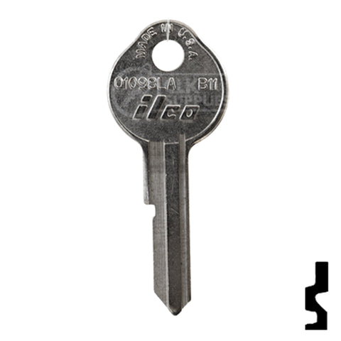 Uncut Key Blank | General Motors | 01098LA, B11