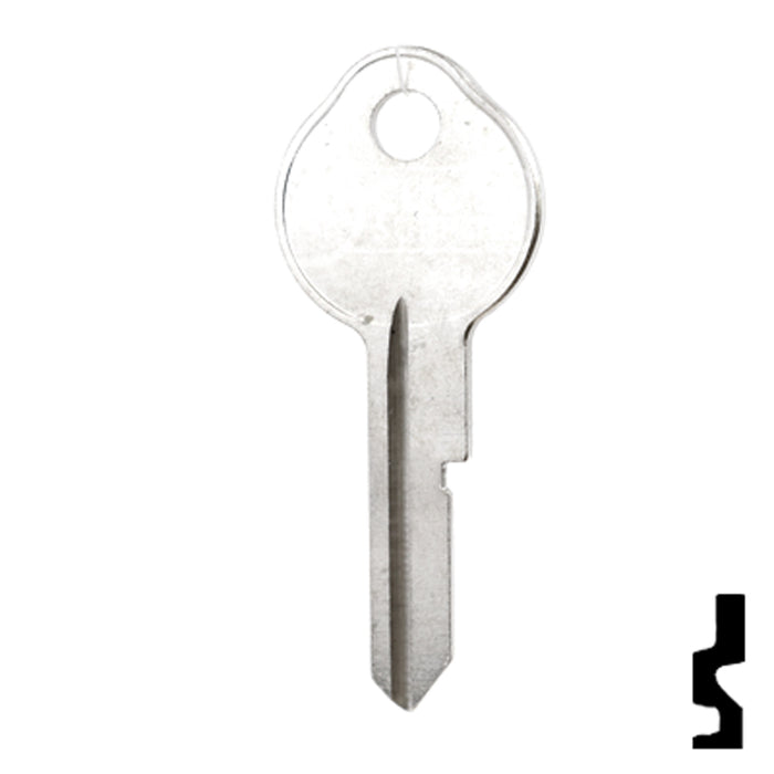 Uncut Key Blank | General Motors | 01098LA, B11 Automotive Key Ilco