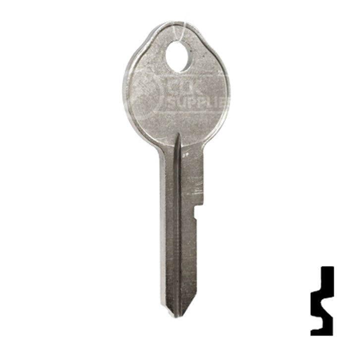 Uncut Key Blank | General Motors | 01098LA, B11 Automotive Key Ilco