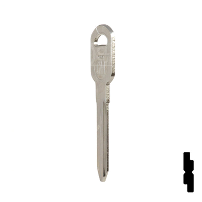Uncut Key Blank | General Motors | GM-51S replaces B85, B86, B89, B92 Automotive Key JMA USA