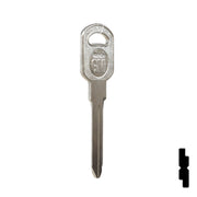 Uncut Key Blank | General Motors | GM-51S replaces B85, B86, B89, B92 Automotive Key JMA USA