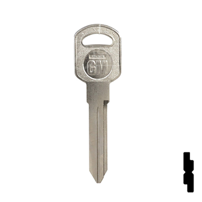Uncut Key Blank | General Motors | GM-51S replaces B85, B86, B89, B92 Automotive Key JMA USA