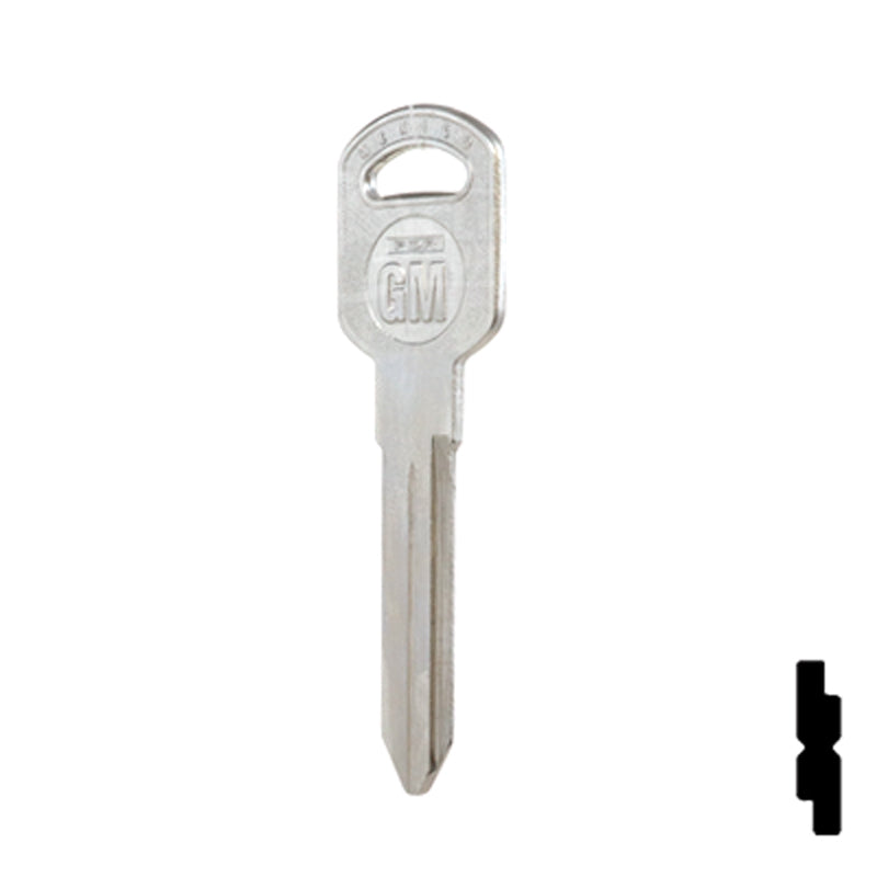 Uncut Key Blank | General Motors | GM-51S replaces B85, B86, B89, B92 Automotive Key JMA USA