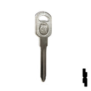 Uncut Key Blank | General Motors | GM-51S replaces B85, B86, B89, B92 Automotive Key JMA USA