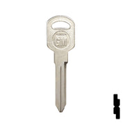 Uncut Key Blank | General Motors | GM-51S replaces B85, B86, B89, B92 Automotive Key JMA USA