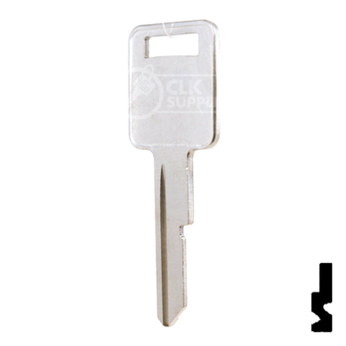 Uncut  Key Blank | General Motors | P1098A, B48 Automotive Key Ilco