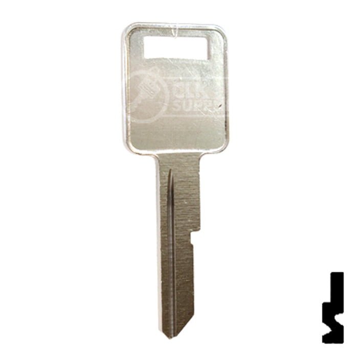 Uncut  Key Blank | General Motors | P1098A, B48 Automotive Key Ilco