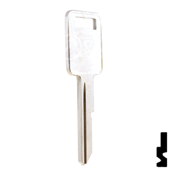 Uncut  Key Blank | General Motors | P1098A, B48 Automotive Key Ilco