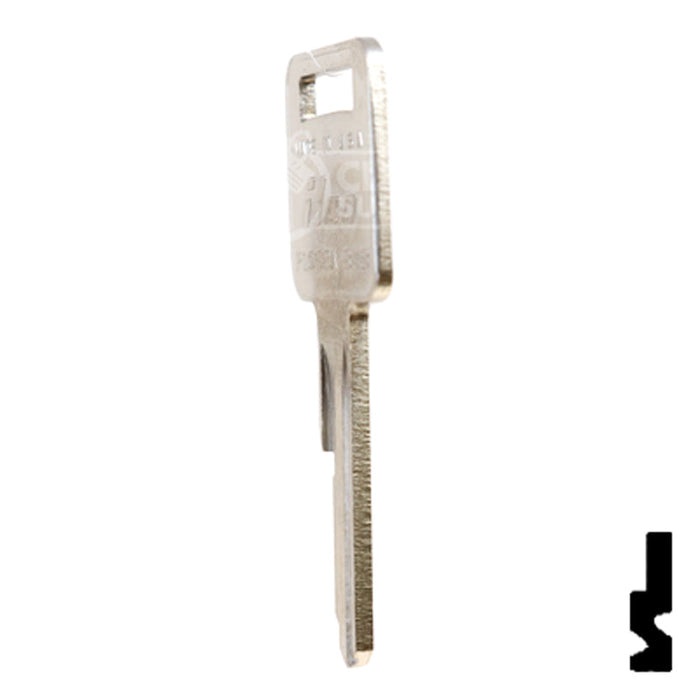 Uncut  Key Blank | General Motors | P1098A, B48 Automotive Key Ilco