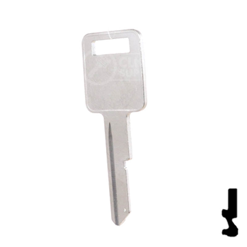 Uncut  Key Blank | General Motors | P1098C, B50 Automotive Key Ilco