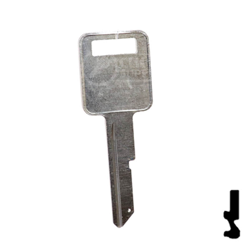 Uncut Key Blank | General Motors | P1098C, B50