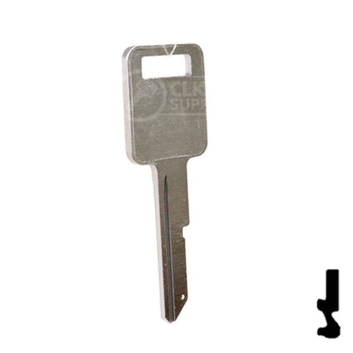 Uncut  Key Blank | General Motors | P1098C, B50 Automotive Key Ilco