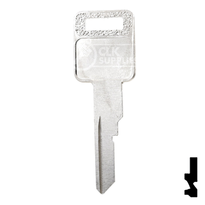 Uncut Key Blank | General Motors | P1098CV, B63 Automotive Key Ilco