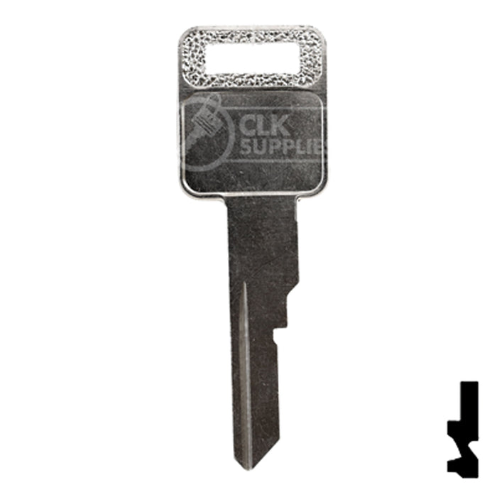 Uncut Key Blank | General Motors | P1098CV, B63 Automotive Key Ilco