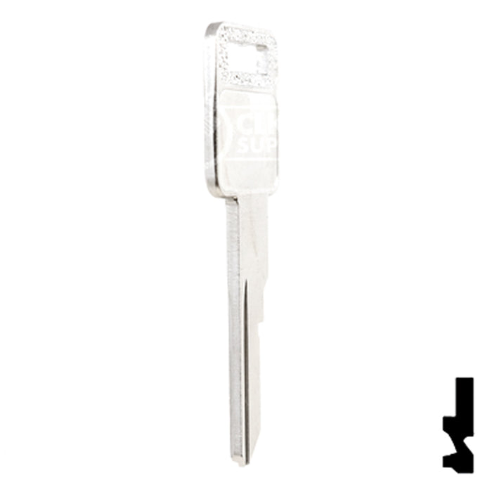 Uncut Key Blank | General Motors | P1098CV, B63 Automotive Key Ilco