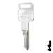 Uncut Key Blank | General Motors | P1098CV, B63 Automotive Key Ilco