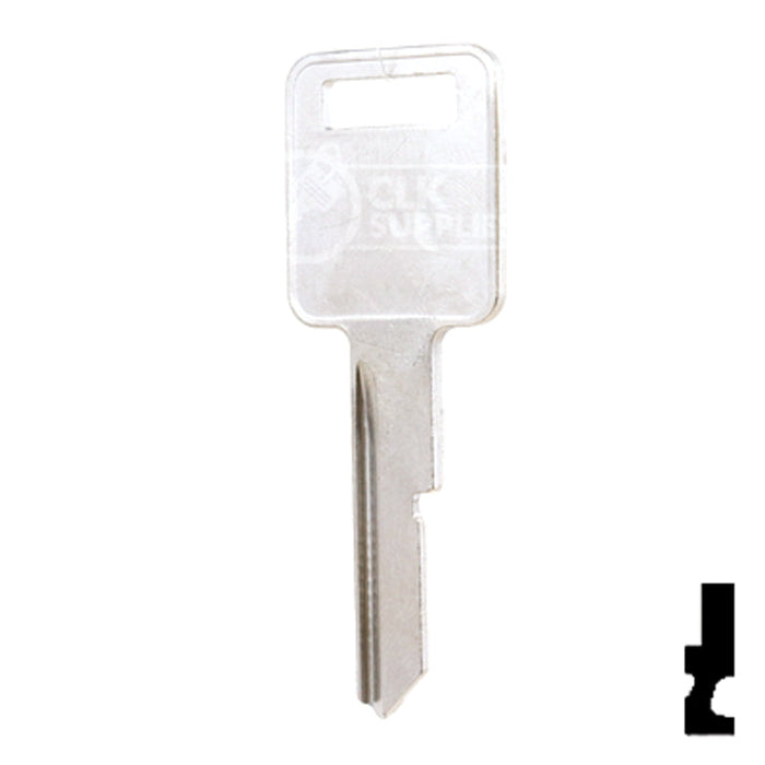 Uncut Key Blank | General Motors | P1098E, B44 Automotive Key Ilco