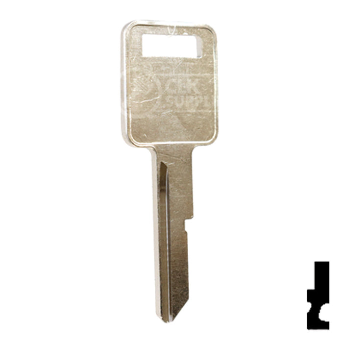 Uncut Key Blank | General Motors | P1098E, B44 Automotive Key Ilco