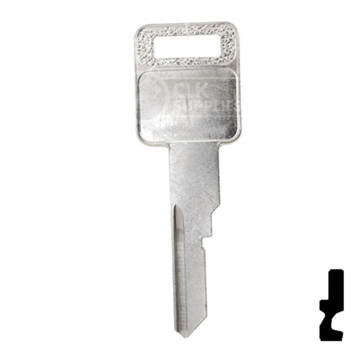 Uncut Key Blank | General Motors | P1098EV, B77 Automotive Key Ilco