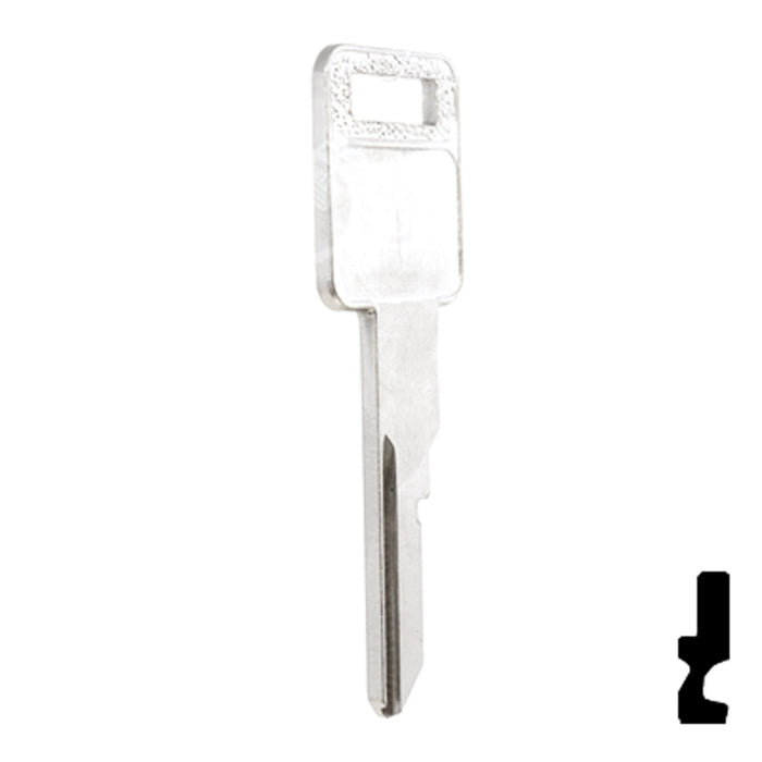 Uncut Key Blank | General Motors | P1098EV, B77 Automotive Key Ilco