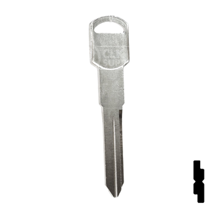 Uncut Key Blank | General Motors | P1106, B86 Automotive Key Ilco