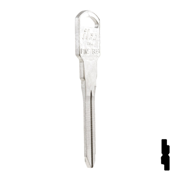 Uncut Key Blank | General Motors | P1107, B89 Automotive Key Ilco