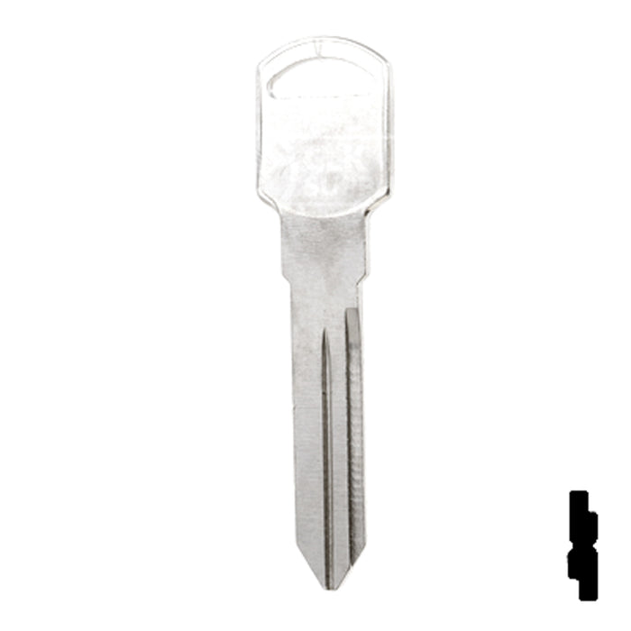 Uncut Key Blank | General Motors | P1107, B89 Automotive Key Ilco