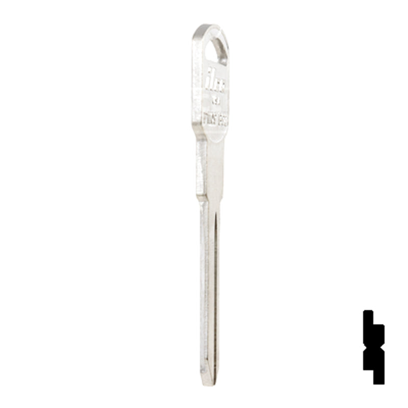 Uncut Key Blank | General Motors | P1109, B92 Automotive Key Ilco