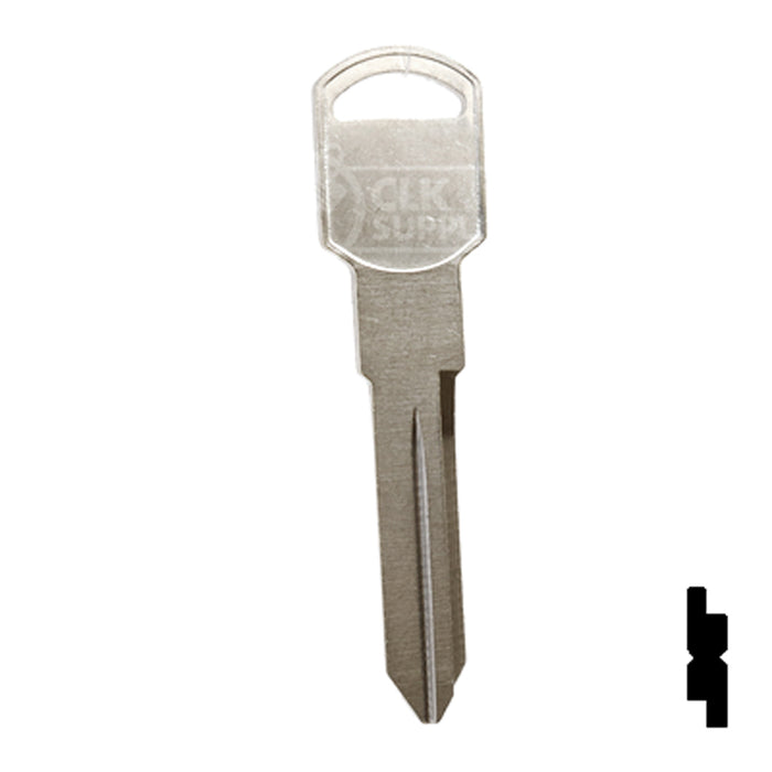 Uncut Key Blank | General Motors | P1109, B92 Automotive Key Ilco