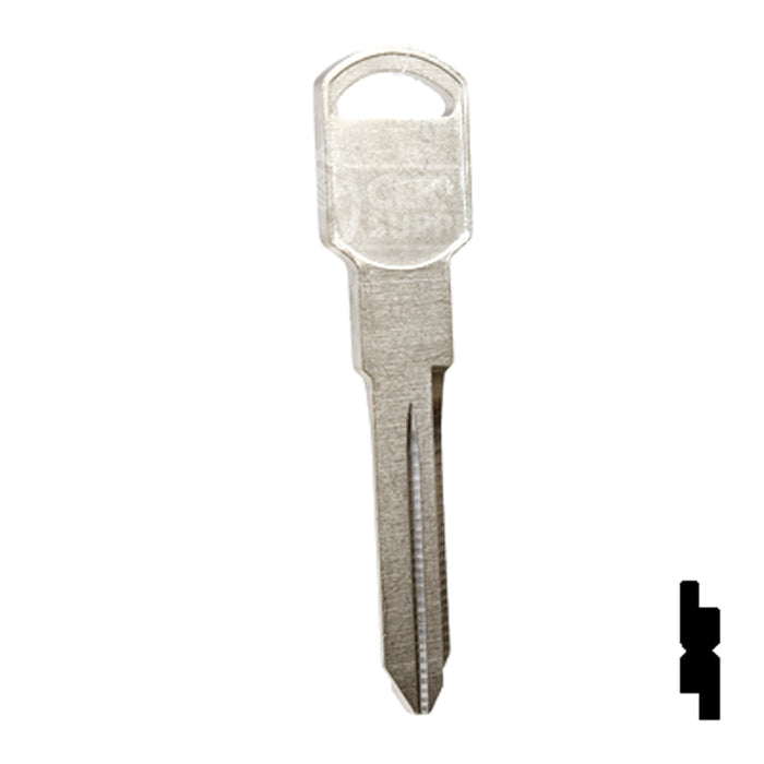 Uncut Key Blank | General Motors | P1109, B92 Automotive Key Ilco