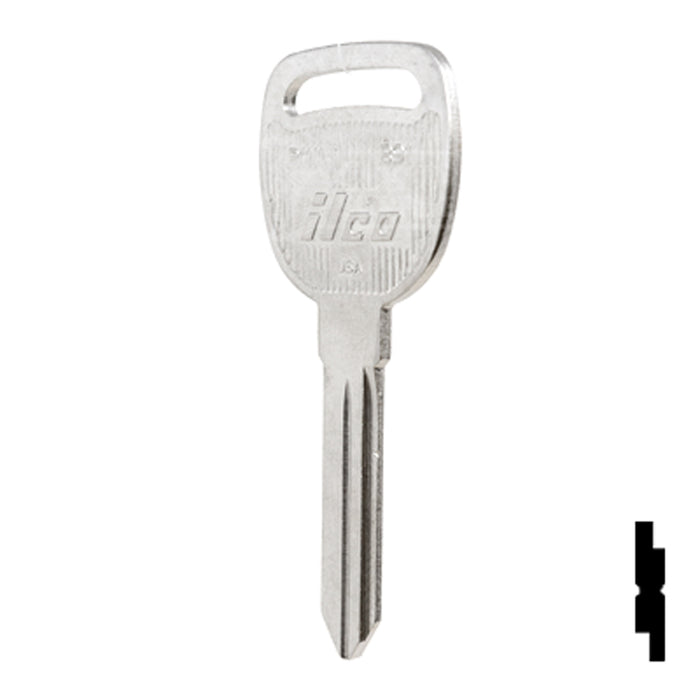 Uncut Key Blank | General Motors | P1111, B91 Automotive Key Ilco