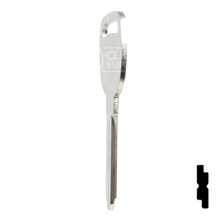 Uncut Key Blank | General Motors | P1112, B93 Automotive Key Ilco