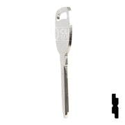 Uncut Key Blank | General Motors | P1112, B93 Automotive Key Ilco