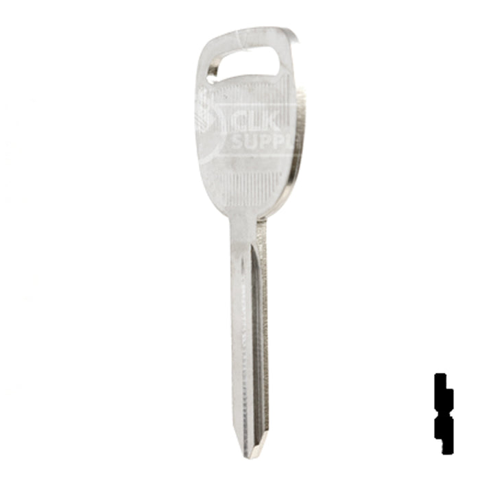 Uncut  Key Blank | General Motors | P1113, B102 Automotive Key Ilco