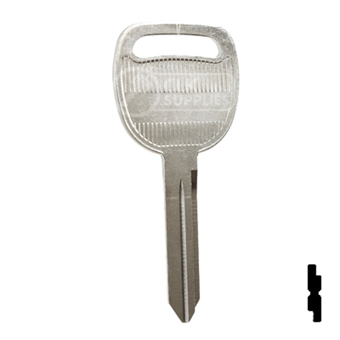 Uncut  Key Blank | General Motors | P1113, B102 Automotive Key Ilco