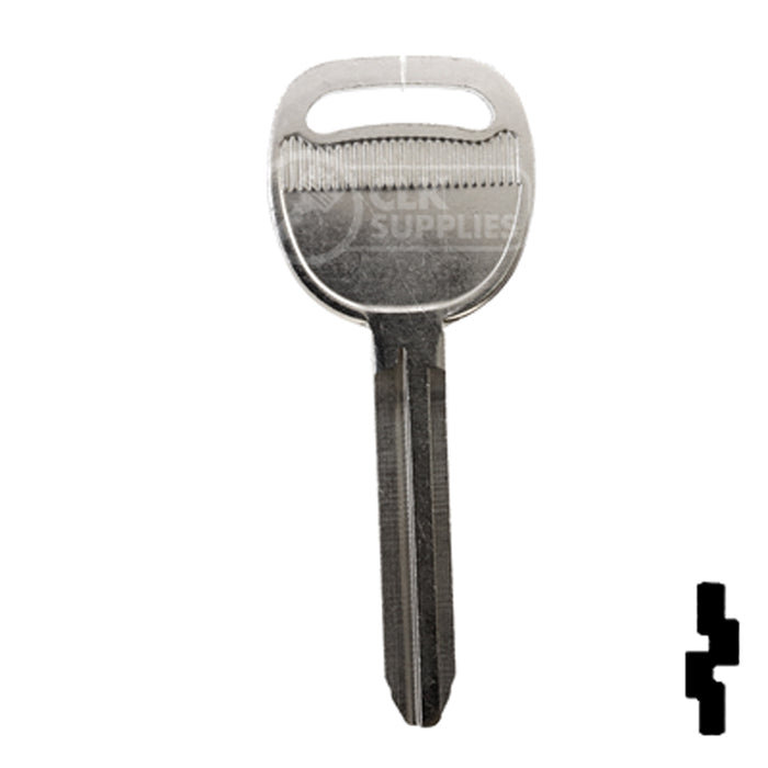 Uncut Key Blank | General Motors | P1114, B110 Automotive Key Ilco