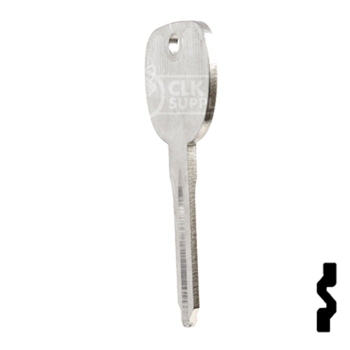 Uncut Key Blank | General Motors | P1115, B106 Automotive Key Ilco