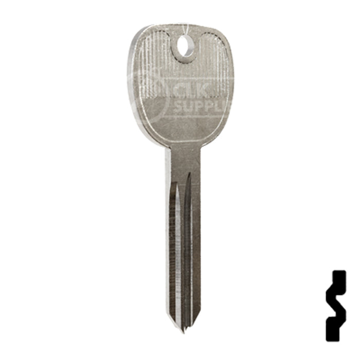 Uncut Key Blank | General Motors | P1115, B106 Automotive Key Ilco