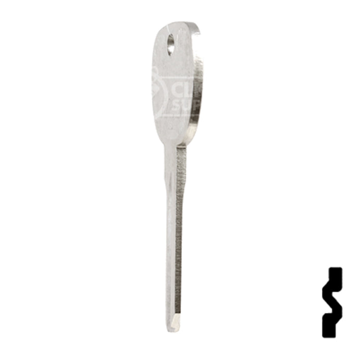 Uncut Key Blank | General Motors | P1115, B106 Automotive Key Ilco