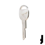 Uncut Key Blank | General Motors | S1098H, B45 Automotive Key Ilco