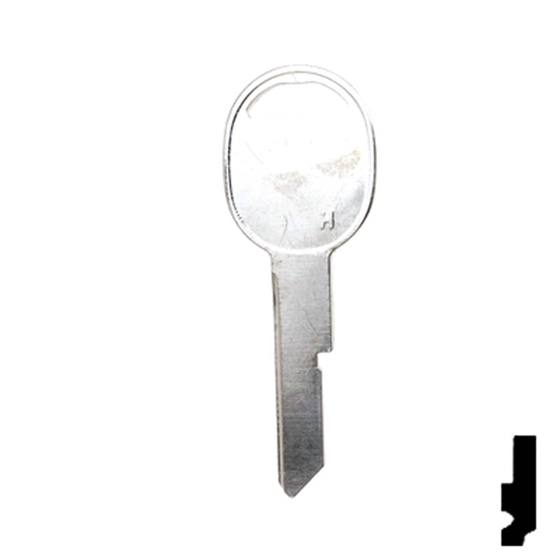 Uncut Key Blank | General Motors | S1098H, B45 Automotive Key Ilco