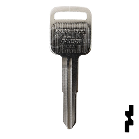 Uncut Key Blank | General Motors | X180, B69