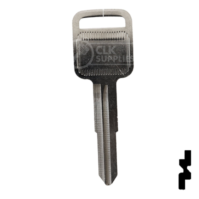 Uncut Key Blank | General Motors | X180, B69 Automotive Key Ilco