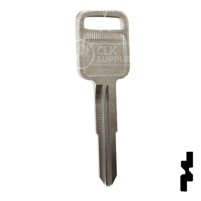 Uncut Key Blank | General Motors | X180, B69 Automotive Key Ilco