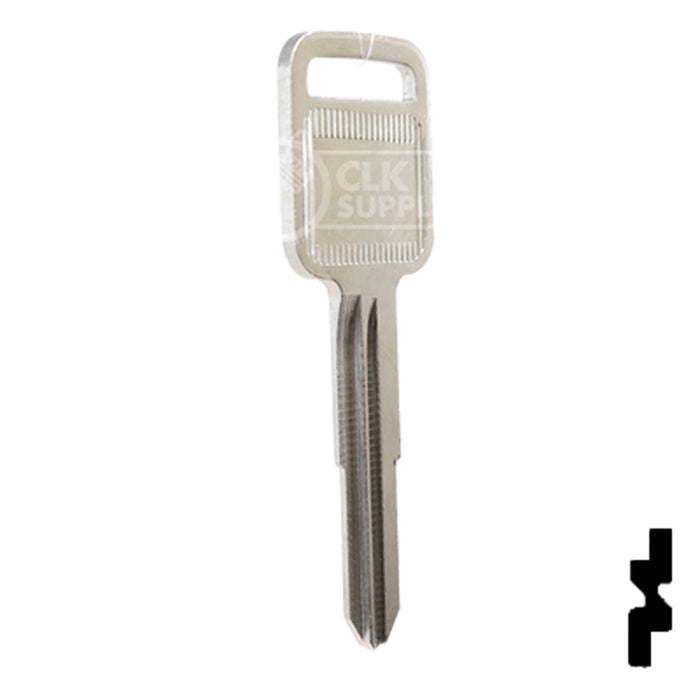 Uncut Key Blank | General Motors | X180, B69 Automotive Key Ilco