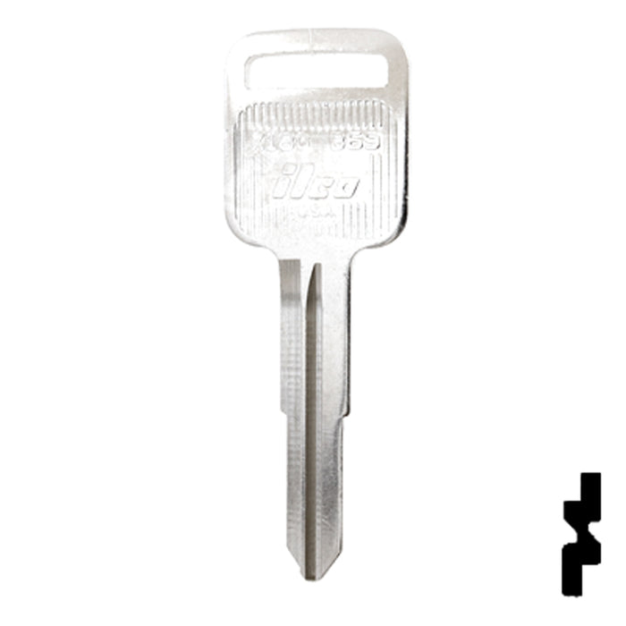 Uncut Key Blank | General Motors | X180, B69 Automotive Key Ilco