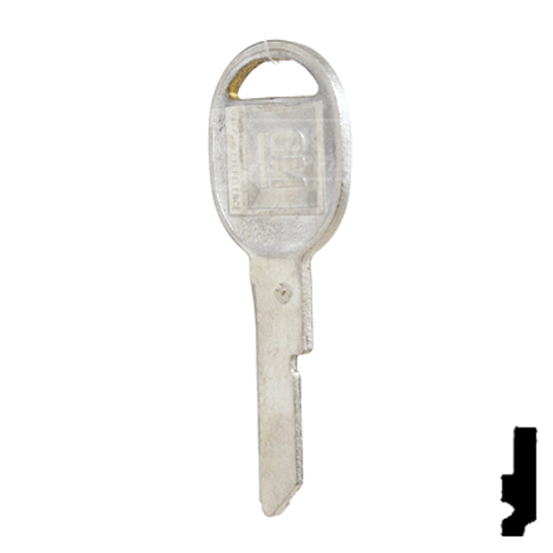 Uncut Key Blank | GM | B45, S1098H Automotive Key Strattec