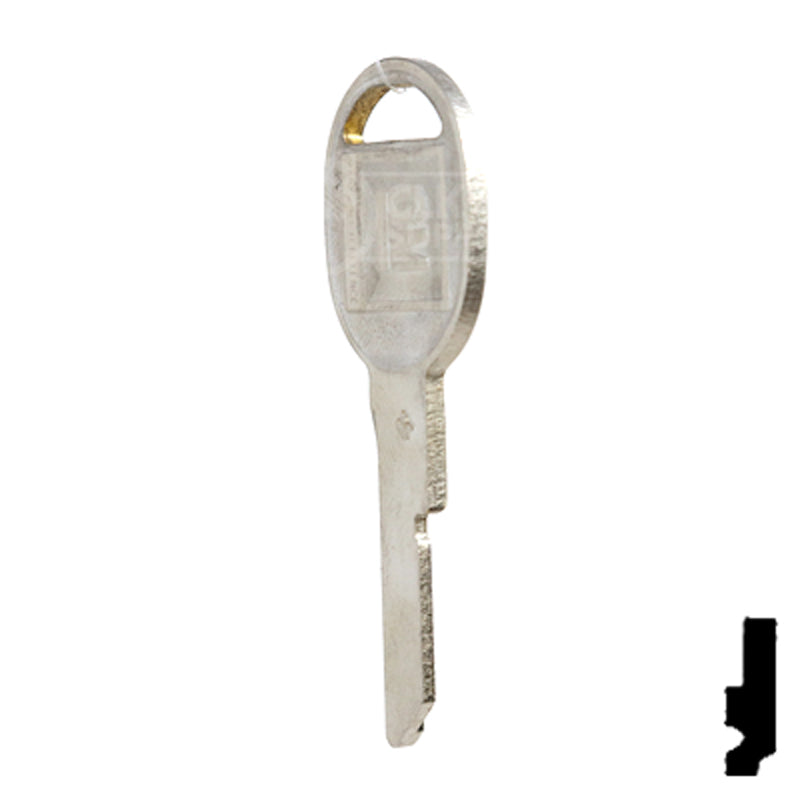 Uncut Key Blank | GM | B45, S1098H Automotive Key Strattec