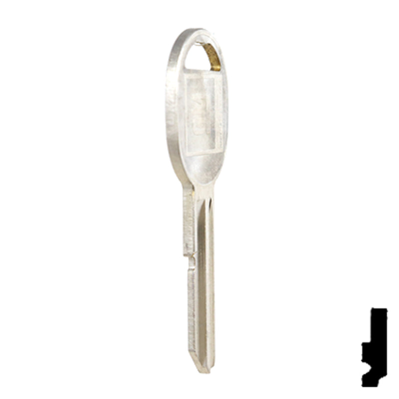 Uncut Key Blank | GM | B45, S1098H Automotive Key Strattec