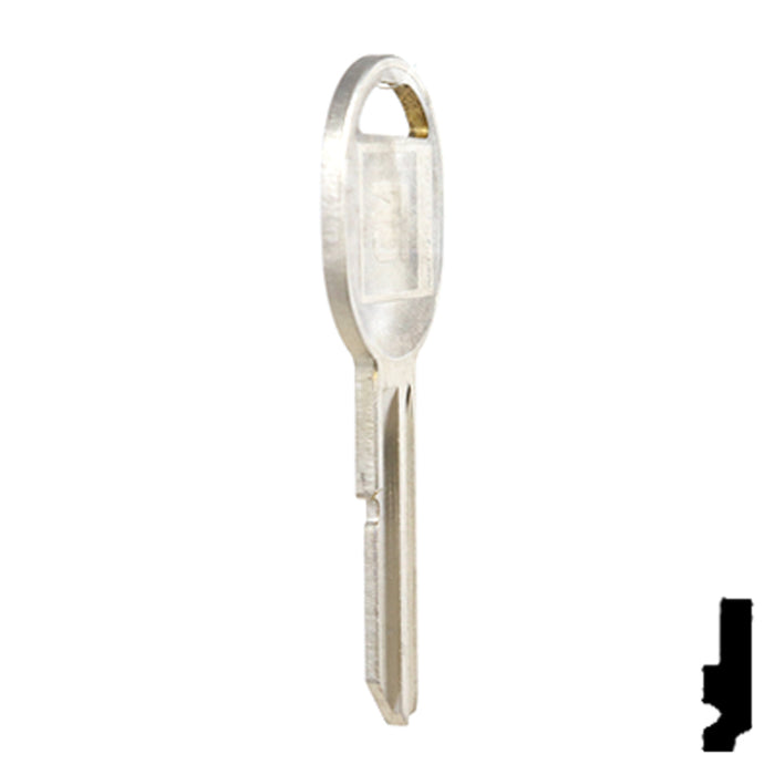 Uncut Key Blank | GM | B45, S1098H Automotive Key Strattec